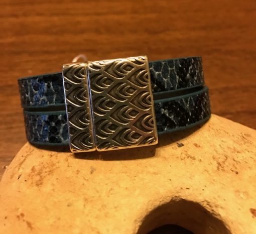 Bracelet 2 rangs Paon