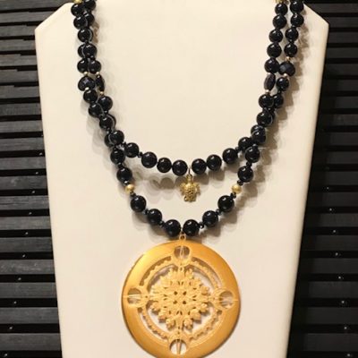 Sautoir Mandala 1 - Or jaune