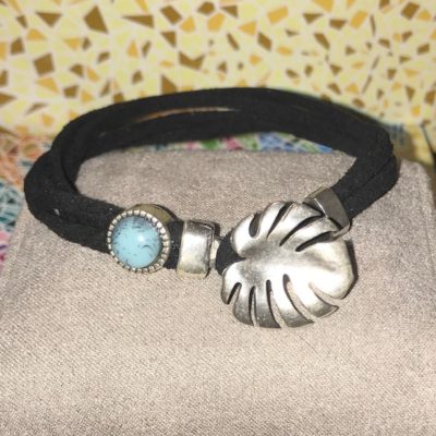 Bracelet Monstera Black