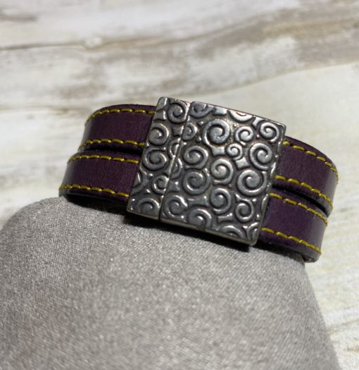 Bracelet Spirales Violet