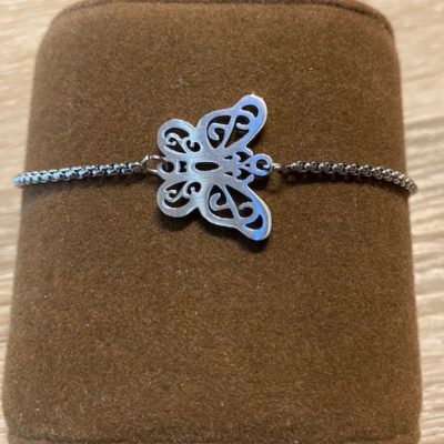Bracelet Papillon Acier