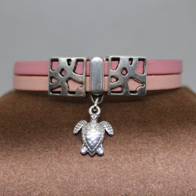 Bracelet Tortue rose