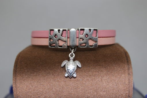 Bracelet Tortue rose