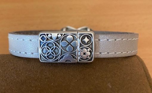 Bracelet Lotus Gris – Image 2