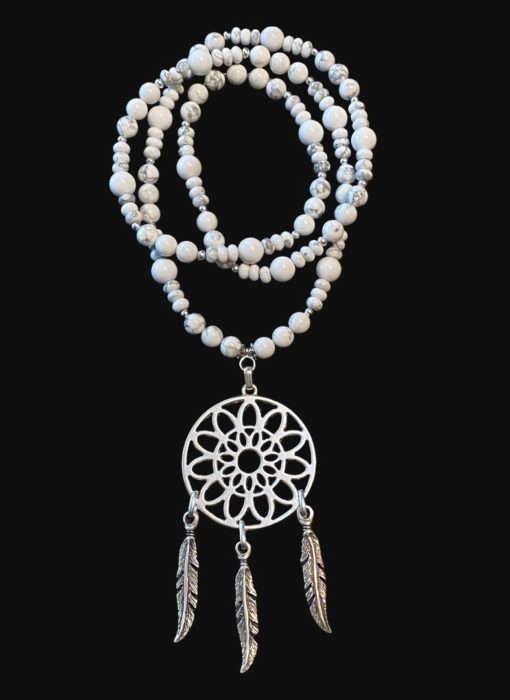 Sautoir Attrape-rêves Howlite