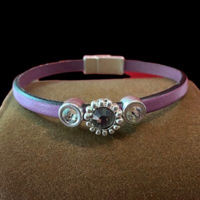 Bracelet Trio de violettes