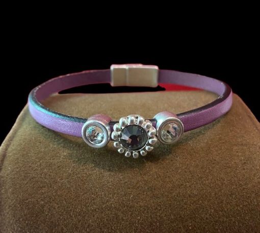 Bracelet Trio de violettes