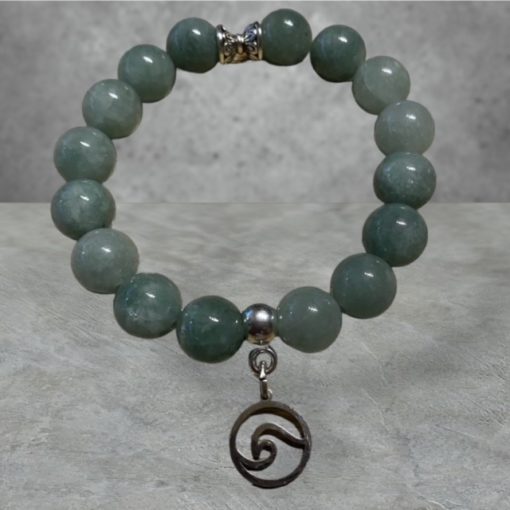 Bracelet vague aventurine verte