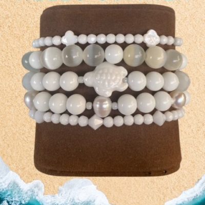 Bracelet Hello Summer blanc