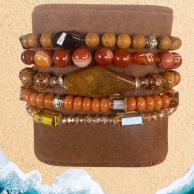 Bracelet Hello Summer orange/brun