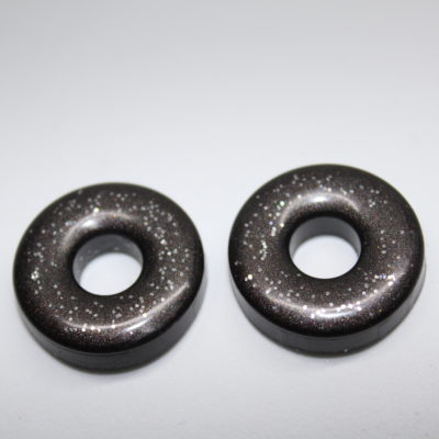 Donut Noir pailleté
